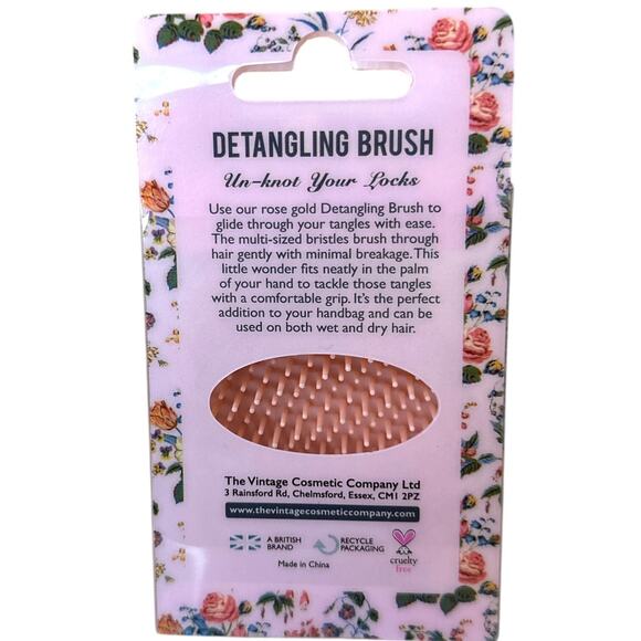 THE VINTAGE COSMETIC COMPANY Detangling Brush -New In Box - Picture 2 of 4